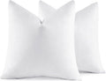 MIULEE 30x30 Euro Pillow Inserts, Double-Layer Down-Proof Cotton Cover by MIULEE