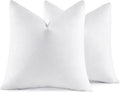 MIULEE 16x16 Pillow Inserts, Double-Layer Down-Proof Cotton Cover, Decorative by MIULEE