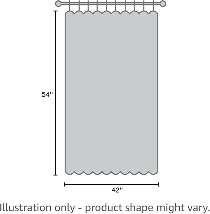 Tollpiz Short Sheer Curtain Linen Textured Living Room Curtains Sheer Light - Image 8