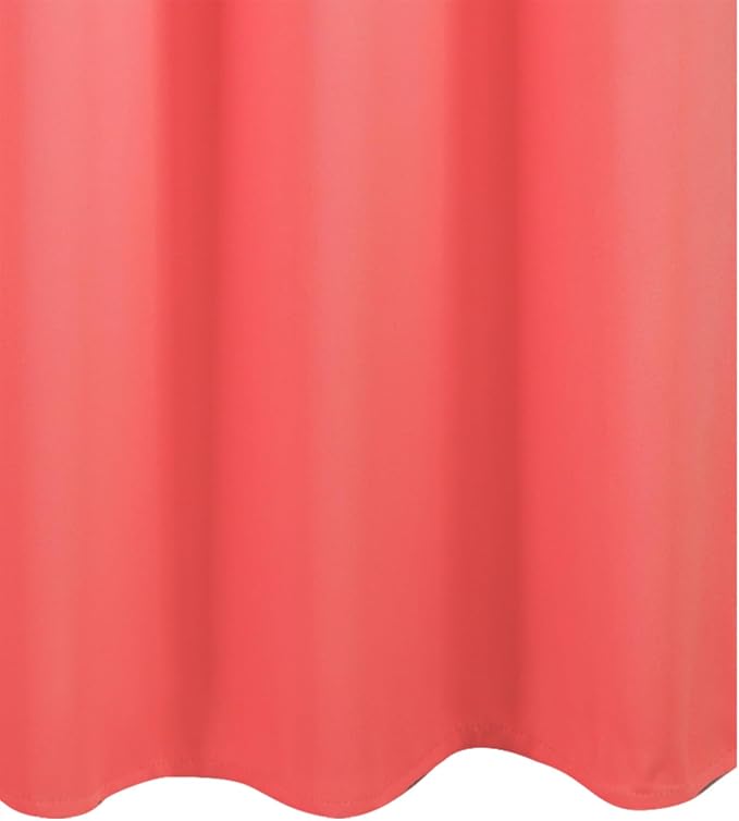 Coral Blackout Curtains 42 x 54 Inch Length Set of 2 Panels Grommet Bedroom - Image 8