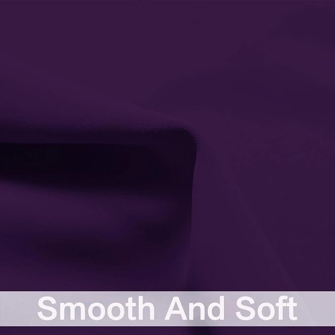 Yakamok Room Darkening Curtains 62x63 inch Length Purple-Living Room | 2 panels - Image 5