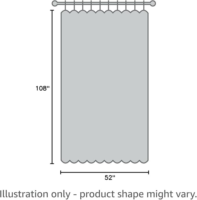 RYB HOME Semi Sheer Linen Curtains Extra Wide Curtains 108" Length, Linen Blend - Image 8