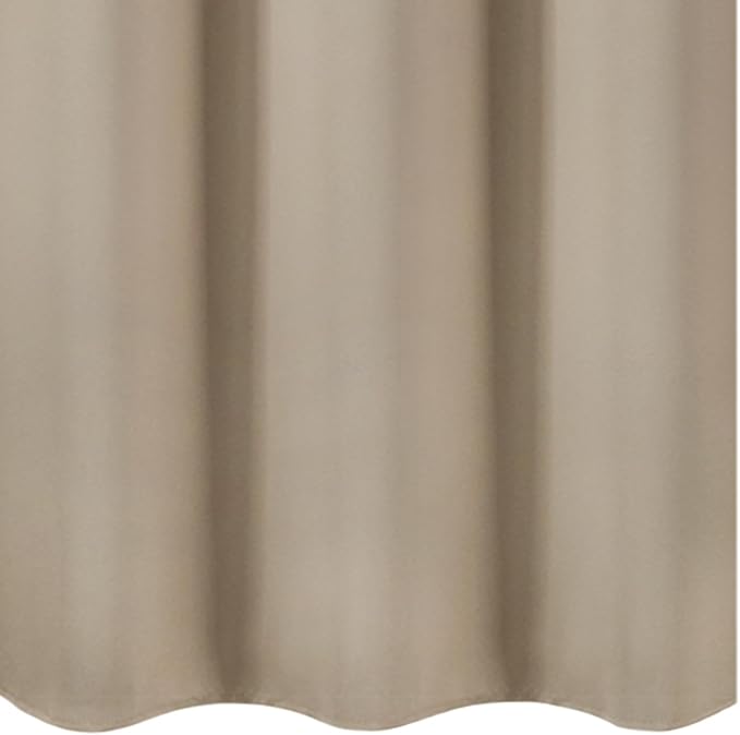 Khaki Blackout Curtains 42 x 54 Inch Length Set of 2 Panels Grommet Bedroom - Image 8