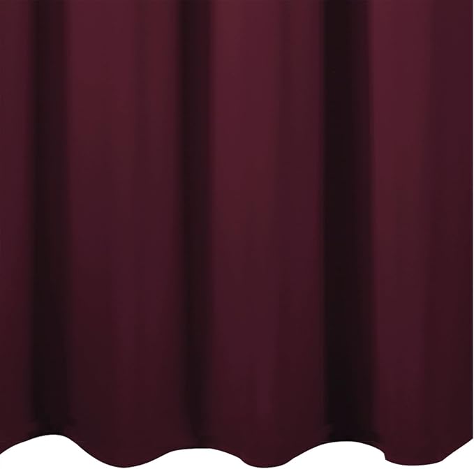 Blackout Curtains 52 x 120 Inch Long Burgundy Red Curtains Set of 2 Panels Room - Image 8