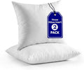 QUBA LINEN Throw Pillow Inserts, 12x12 Inches by QUBA+LINEN