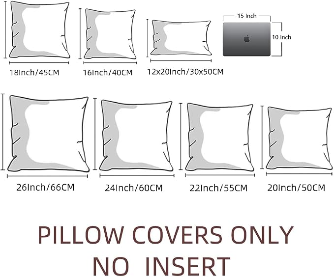 Fancy Homi Set of 2 Light Blue Euro Decorative Throw Pillow Covers 28x28 Inch - Image 6