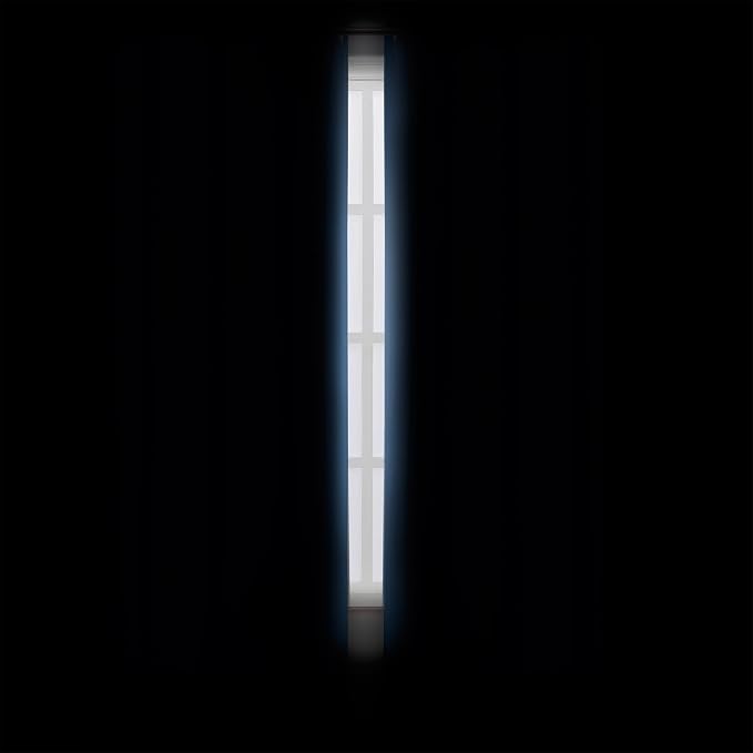 Sky Blue Thermal Blackout Curtains/42 x 84 Inch/Set of 2 Panels Room Darkening - Image 3
