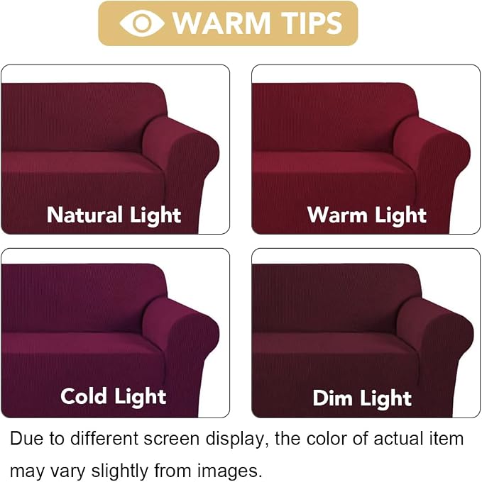 H.VERSAILTEX Stretch Sofa Covers - Image 3