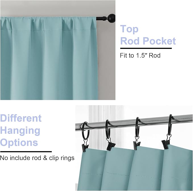 Simplebrand Blackout Extra 10ft Curtains - Image 4