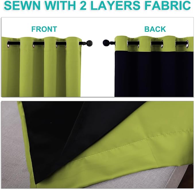 NICETOWN Extra Long Truly Blackout Drapes - Image 5