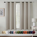 MIULEE Blackout Curtains for Bedroom 2 Panels 40 x 54 Inch Long Natural | by MIULEE