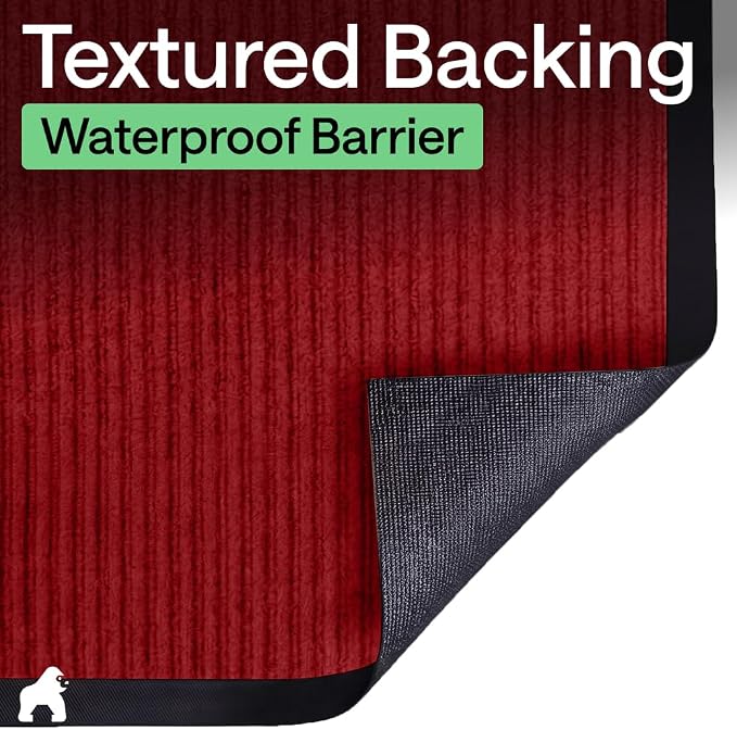 GORILLA GRIP Waterproof Traffic Guard Door Mat, Indoor and Outdoor Heavy Duty - Image 6