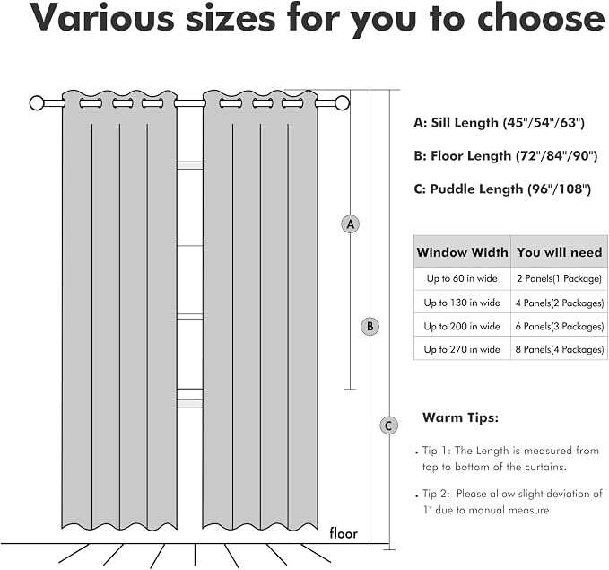 MIULEE Extra Wide 100% Blackout Linen Curtains - Image 7