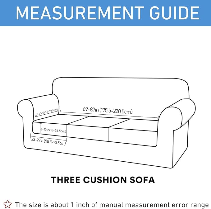 Waterproof Couch Cushion Covers, Stretch Sofa Seat Slipcovers | Stretch Fabric - Image 6