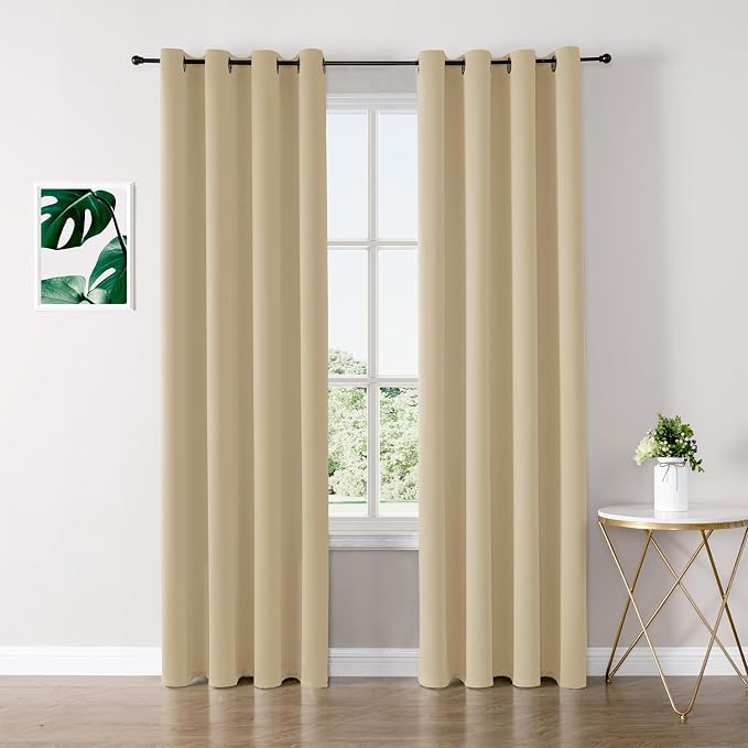 ChrisDowa Blackout Curtains for Bedroom and Living Room 95 Inches Long | 2 by ChrisDowa
