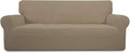 Easy-Going Stretch Oversized Sofa Couch Slipcover Washable Natural | 1-Piece by Easy-Going