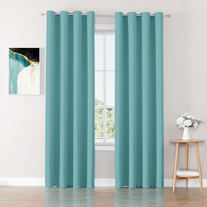 ChrisDowa Blackout Curtains for Bedroom and Living Room 120 Inches Long | 2 by ChrisDowa