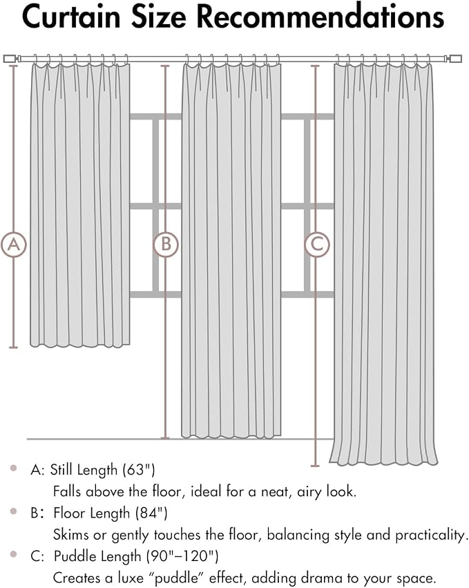 MIULEE Copper Brown Pinch Pleated 100% Blackout Linen Curtains 40x84 Inches | - Image 9