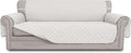 Easy-Going Reversible Couch Cover, 3 Cushion Sofa, Ivory/Ivory | Machine by Easy-Going