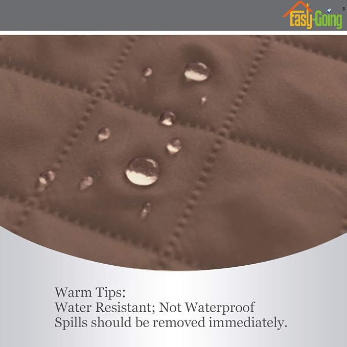 Easy-Going Reversible Couch Cover, Large Futon Sofa, Water Resistant Furniture - Image 5