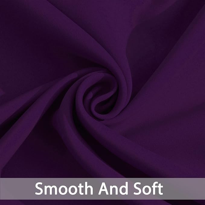 Yakamok Room Darkening Curtains 62x84 inch Length Purple-Living Room | 2 panels - Image 5