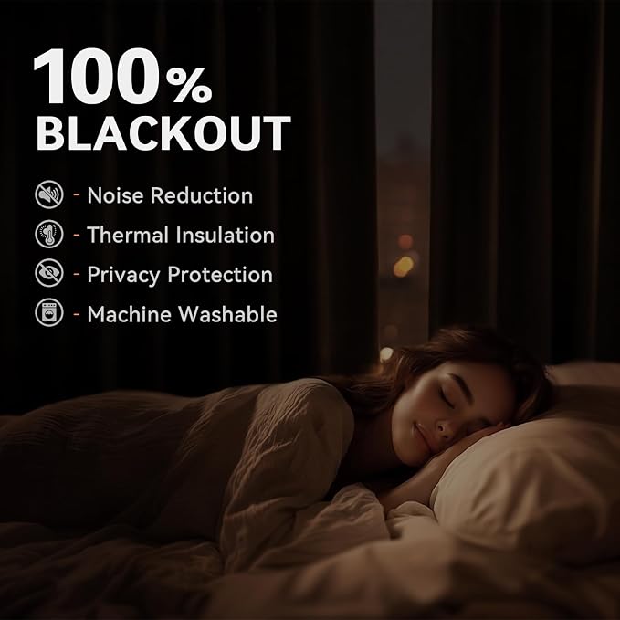 100% Blackout Linen Textured Short Small Curtains - Image 3