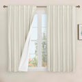 Linen 100% Blackout Window Curtains by LAMIT