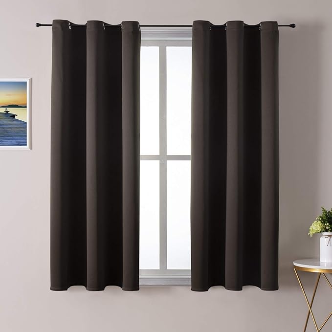 ChrisDowa Blackout Curtains for Bedroom and Living Room 54 Inches Long | 2 by ChrisDowa