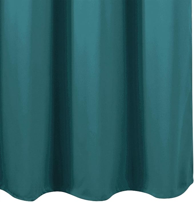 Sea Teal Blackout Curtains 42 x 54 Inch Length Set of 2 Panels Grommet Bedroom - Image 8