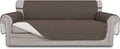 Easy-Going Reversible Couch Cover, 3 Cushion Sofa, Taupe/Ivory | Machine by Easy-Going