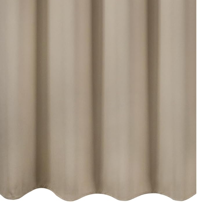 Khaki Blackout Curtains 52 x 63 Inch Length/Set of 2 Curtain Panels/Thermal - Image 8