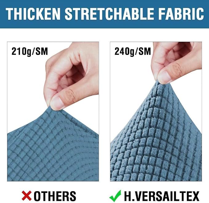 H.VERSAILTEX 4 Piece Stretch Sofa Covers - Image 3