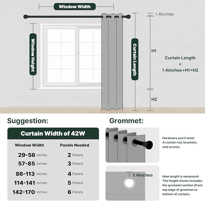 H.VERSAILTEX 100% Blackout Curtains - Image 9