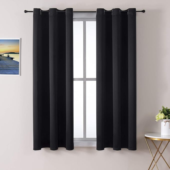 ChrisDowa Blackout Curtains for Bedroom and Living Room 40 Inches Long | 2 by ChrisDowa