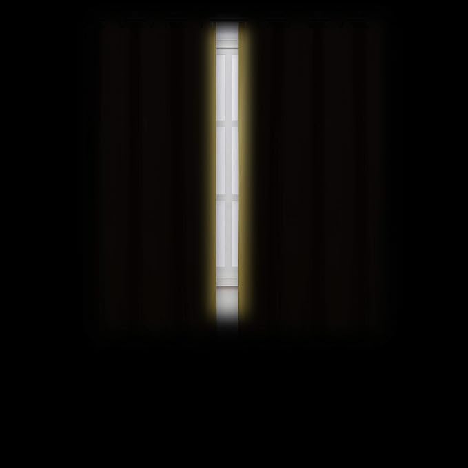 Yellow Thermal Blackout Curtains/52 x 72 Inch/Set of 2 Panels Room Darkening - Image 3
