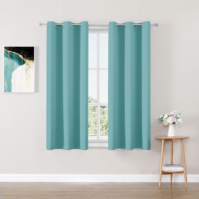 ChrisDowa Blackout Curtains for Bedroom and Living Room 54 Inches Long | 2 by ChrisDowa