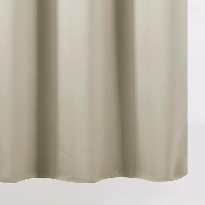 Blackout Curtains 52 x 120 Inch Long Light Beige Curtains Set of 2 Panels Room - Image 8