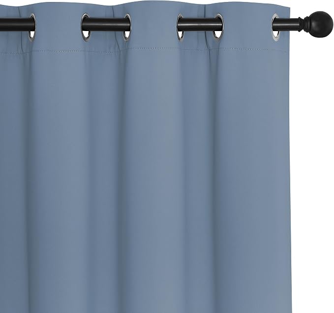 NICETOWN Sliding Door Window Treatment Blackout Patio Door Curtain Panels - Image 7