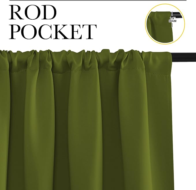 NICETOWN RV Blackout Curtains for Camper Windows, Short Blackout Curtains & - Image 2