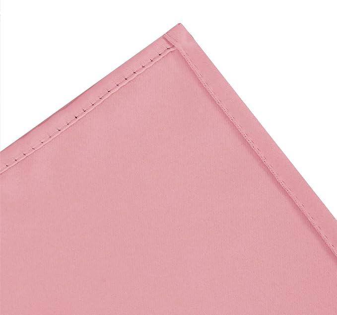 Pink Thermal Blackout Curtains/42 x 72 Inch/Set of 2 Panels Room Darkening - Image 7