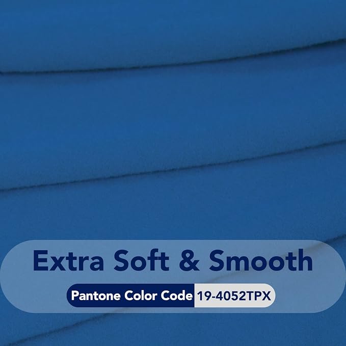 PureFit Stretch Couch Covers for Sofa Large Sofa Slipcovers Classic Blue | - Image 5