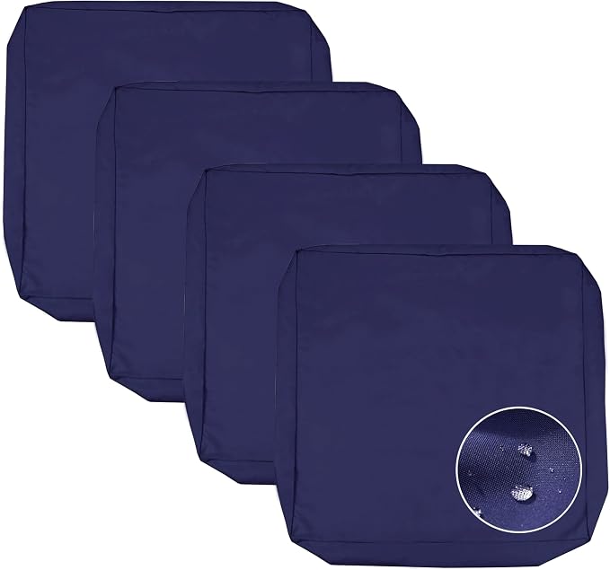Sqodok Patio Cushion Cover 19x19 inch, Outdoor Seat Cushion Slip Cover by Sqodok