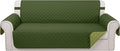 Reversible 4 Seater Sofa Cover 91" Large, Huntergreen | Couch Cover Furniture by LuxshareHome