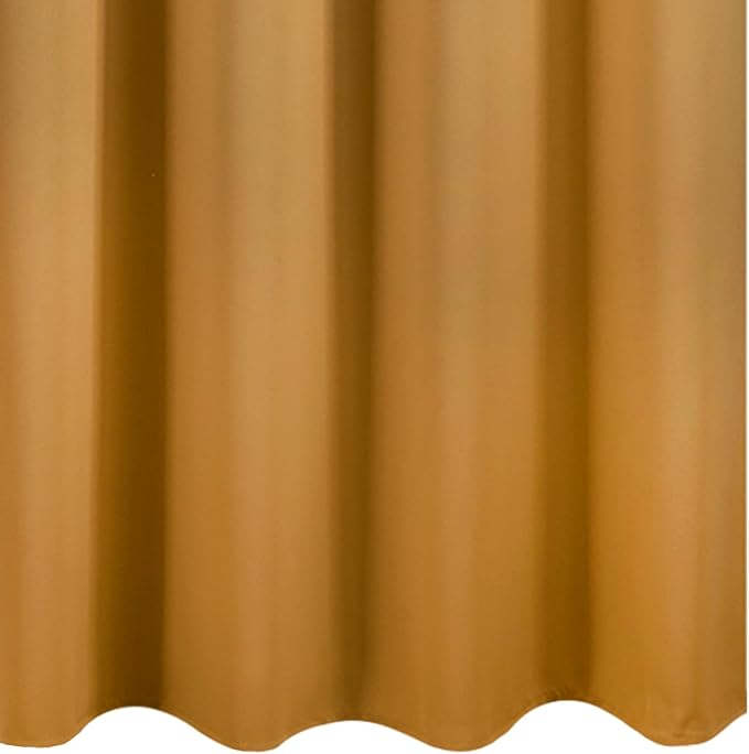 Mustard Yellow Thermal Blackout Curtains/52 x 54 Inch/Set of 2 Panels Room - Image 8