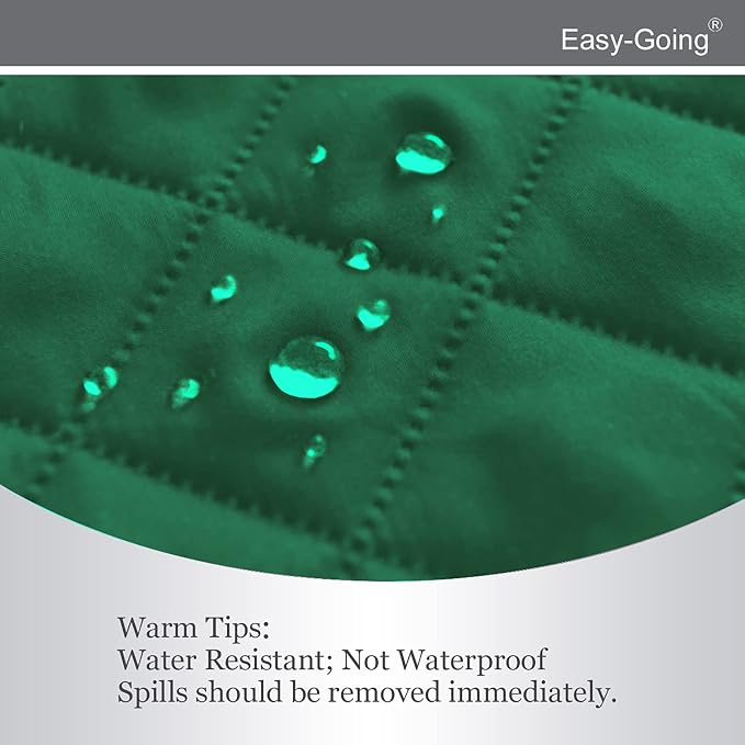 Easy-Going Reversible Couch Cover, 2 Cushion Sofa, Water Resistant Mat - Image 4