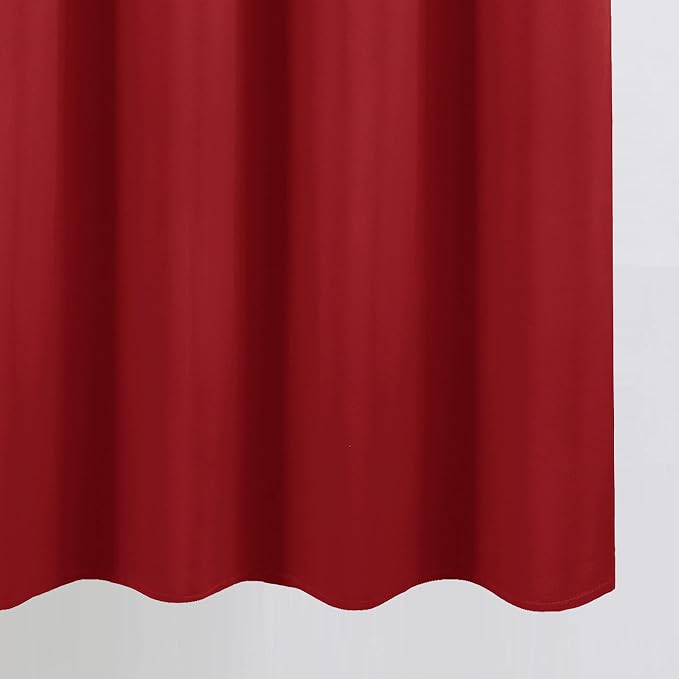 Bright Red Blackout Curtains 52 x 54 Inch Length/Set of 2 Curtain - Image 8