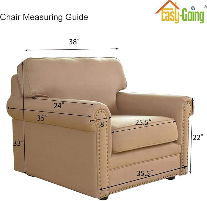 Easy-Going Stretch Chair Slipcover - Image 2
