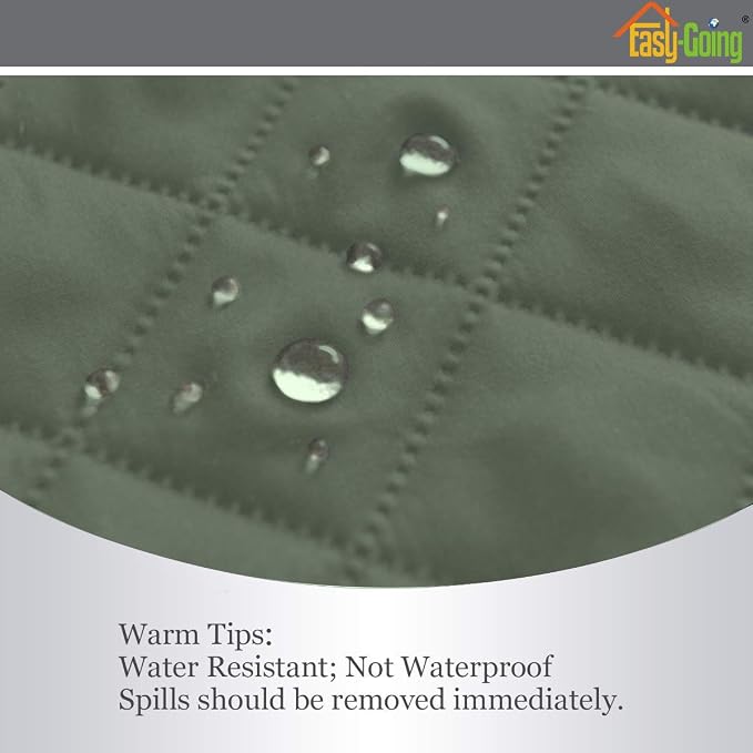 Easy-Going Reversible Couch Cover, Large Futon Sofa, Water Resistant Furniture - Image 5