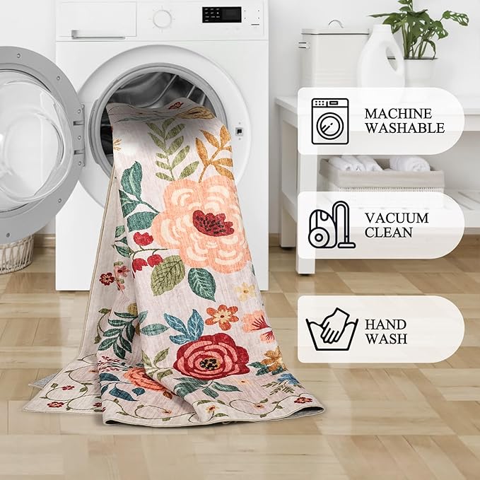 DUKINO 2x8 Runner Rug, Washable Runner Rug - Image 6