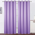 Lilac Blackout Curtains 52 x 84 inch/Lavender Curtains Set of 2 Panels/Thermal by Lemomo